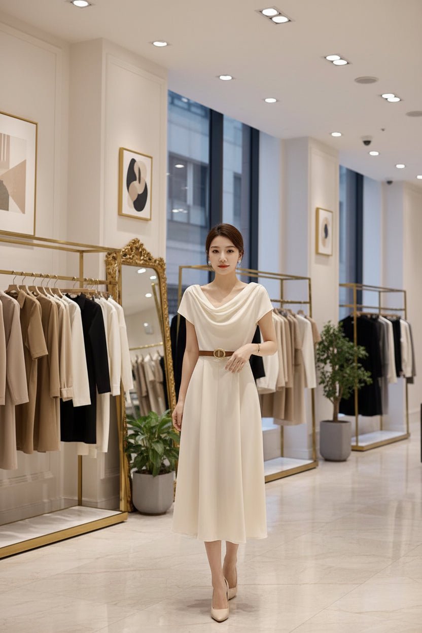 European And American Elegant Style Satin Jumpsuit - Vintress Fashion