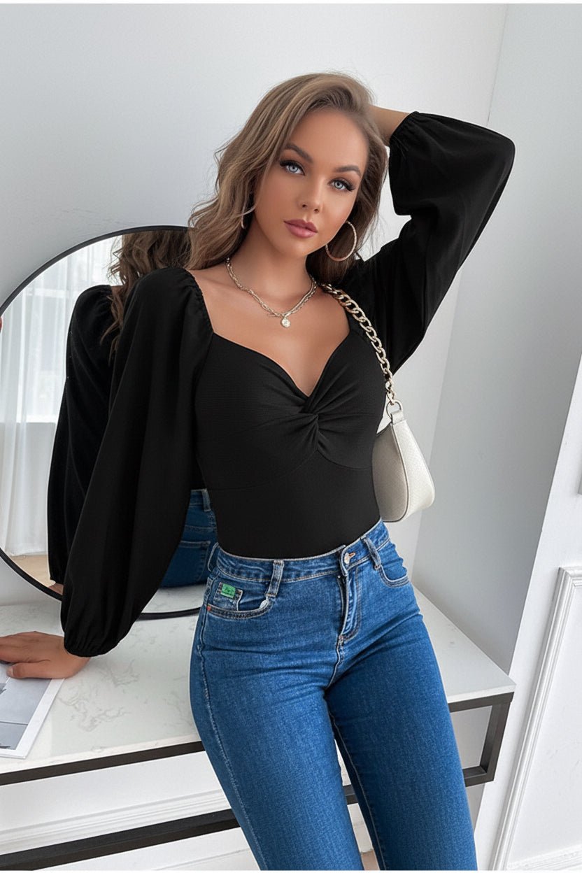 European And American Sexy Slim-fitting Bodysuit High-waisted Slimming Versatile  - Vintress Fashion