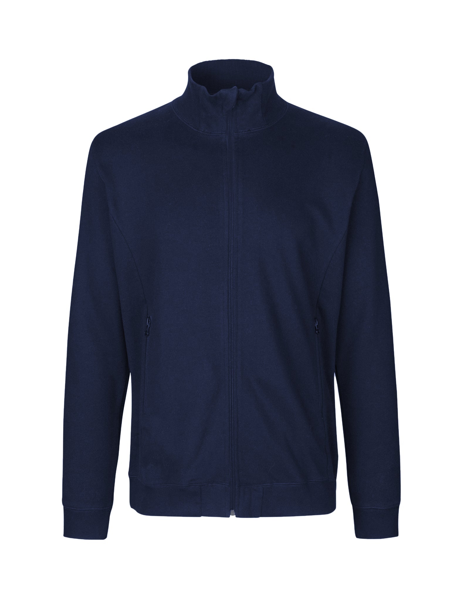 Fairtrade Organic Cotton High Neck Jacket: Unisex - Vintress Fashion