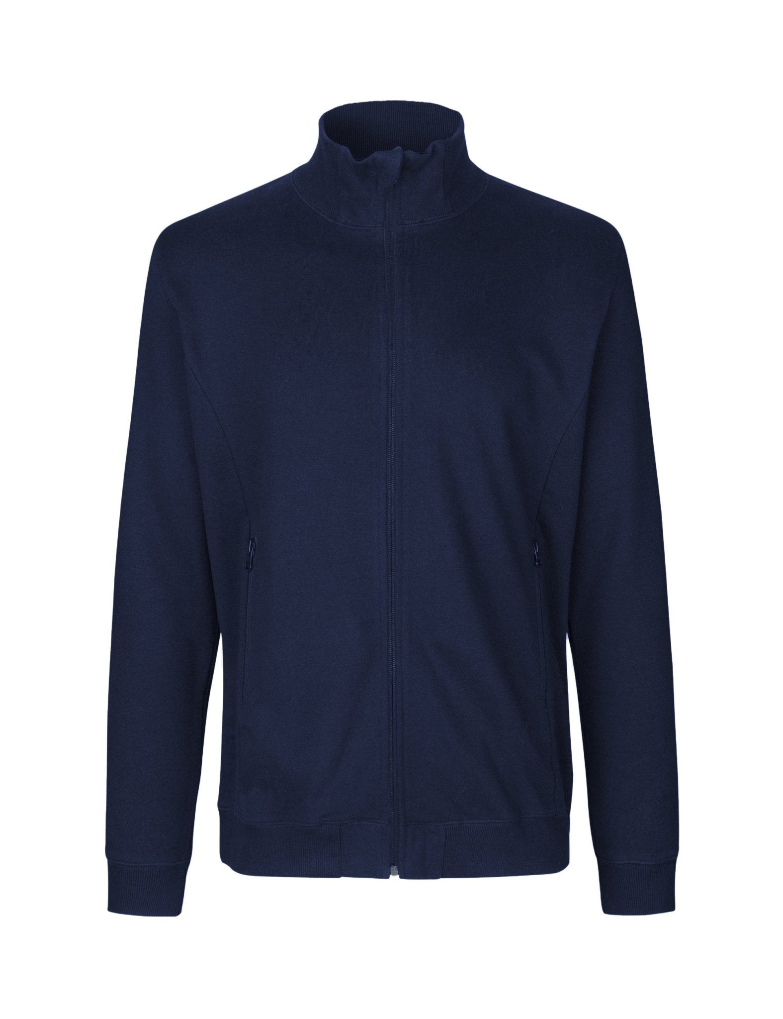 Fairtrade Organic Cotton High Neck Jacket: Unisex - Vintress Fashion