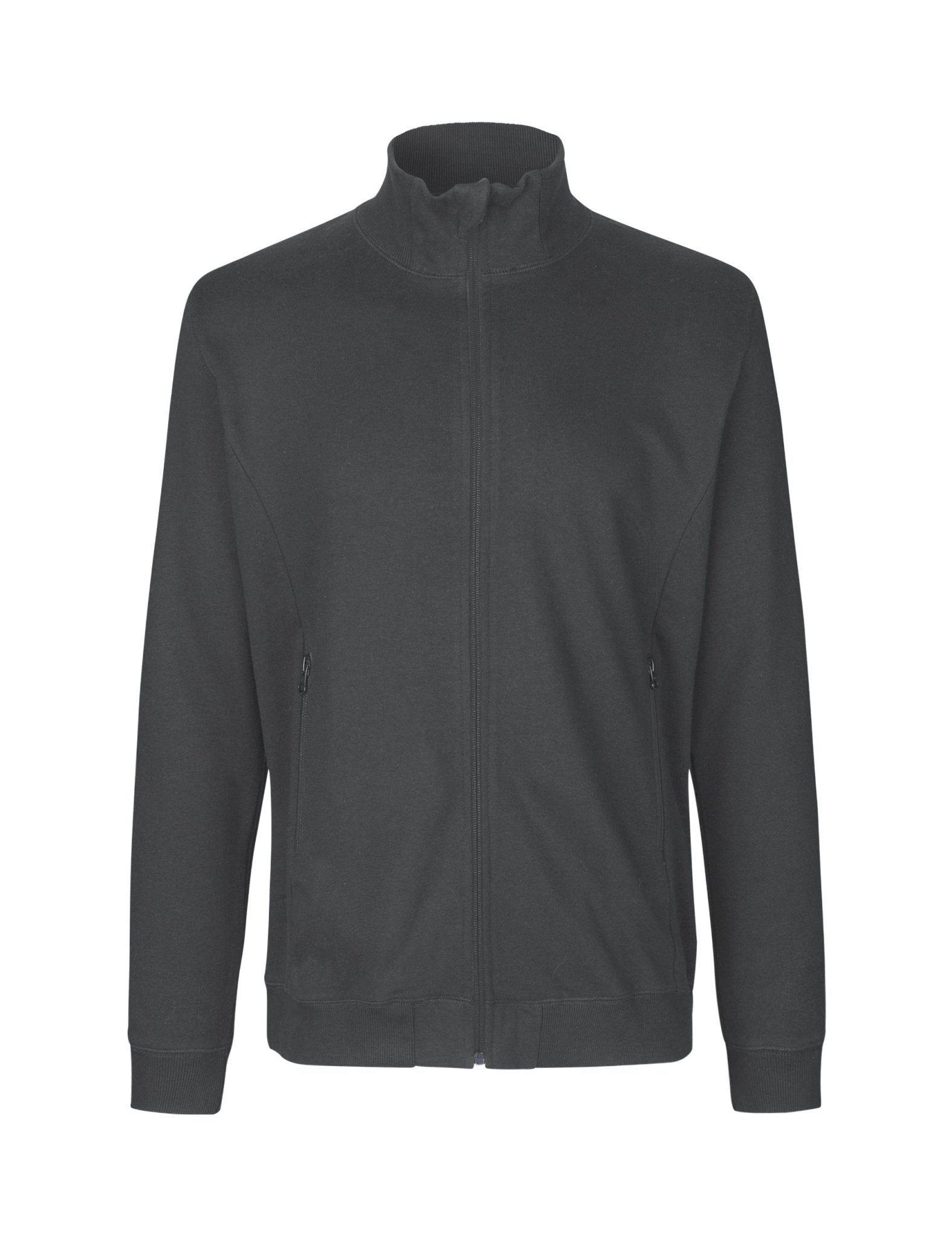 Fairtrade Organic Cotton High Neck Jacket: Unisex - Vintress Fashion