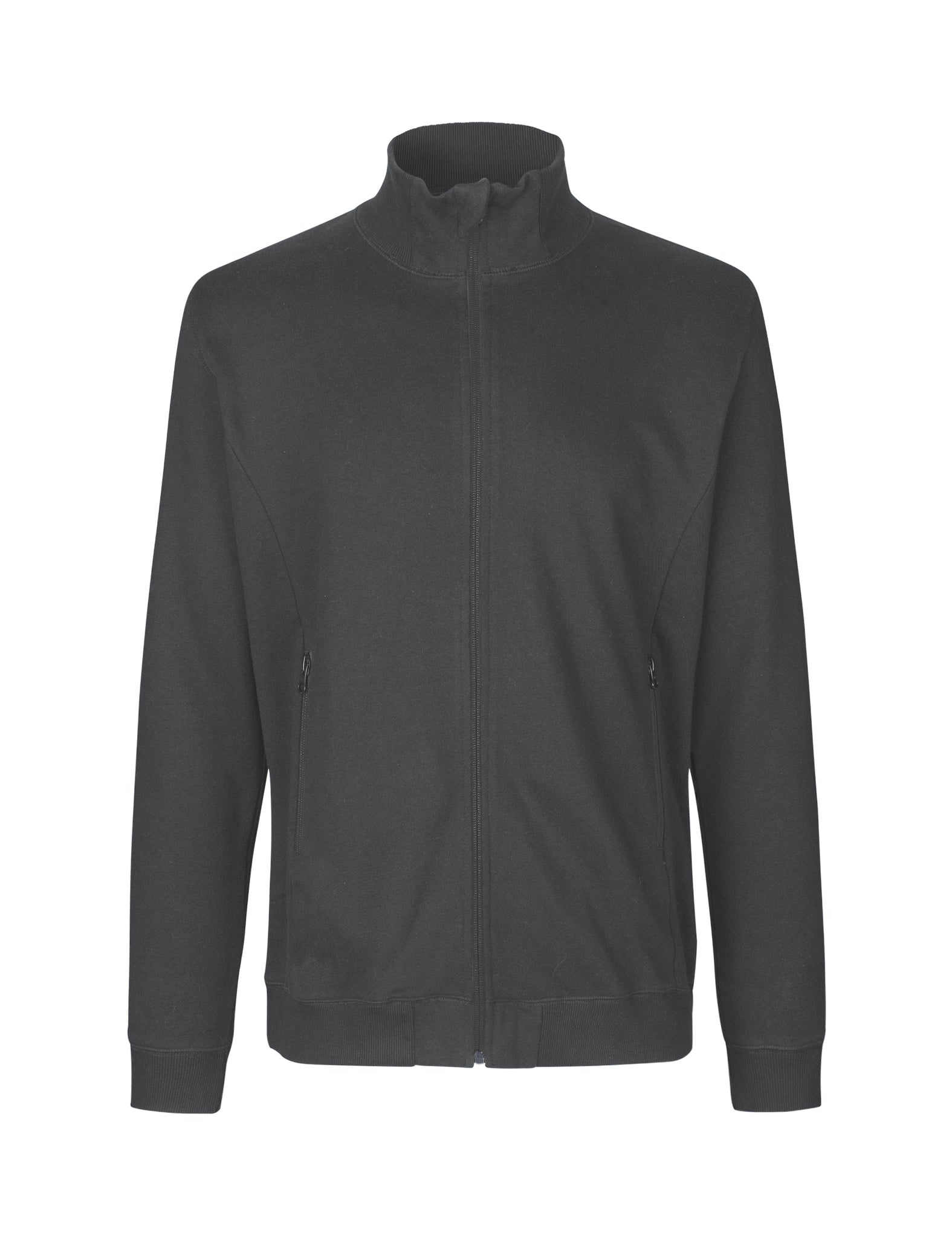 Fairtrade Organic Cotton High Neck Jacket: Unisex - Vintress Fashion