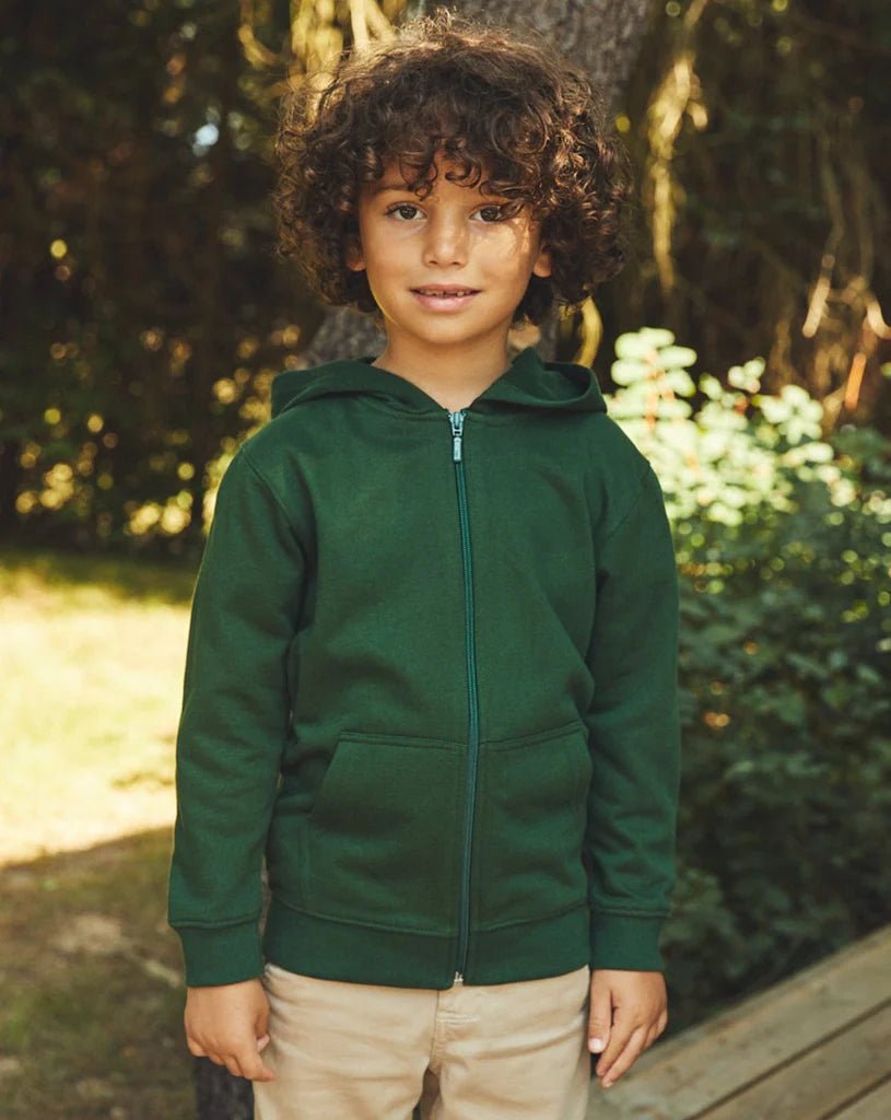 Fairtrade Organic Kids Zipped Hoodie - Vintress Fashion