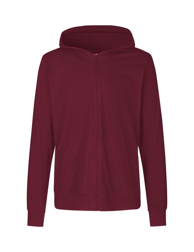 Fairtrade Organic Zipped T-shirt Hoodie: Unisex - Vintress Fashion