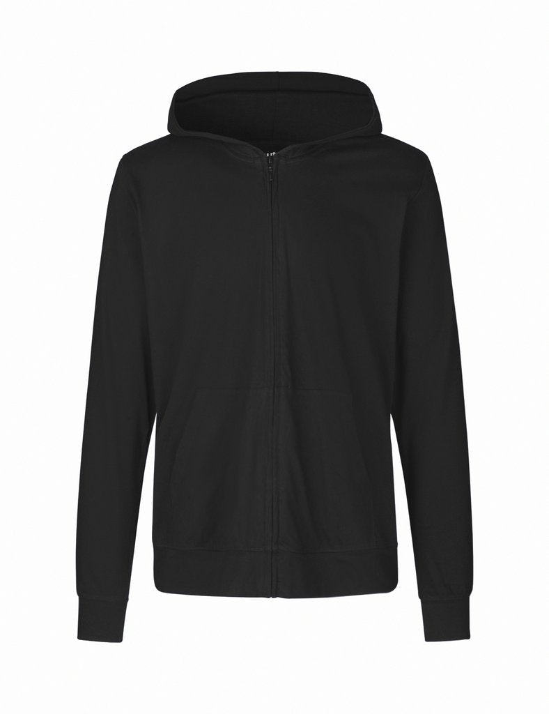 Fairtrade Organic Zipped T-shirt Hoodie: Unisex - Vintress Fashion