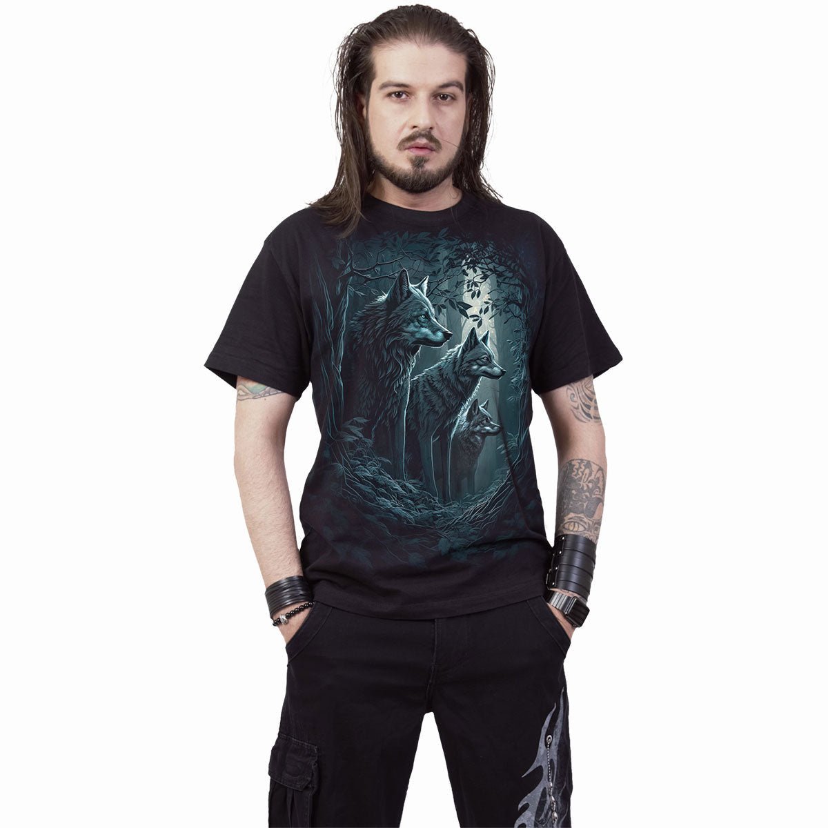 FOREST GUARDIANS - T-Shirt Black - Vintress Fashion