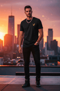 Gold Eagle | Crystal Palace | Embroidery | Cotton Tee - Vintress Fashion
