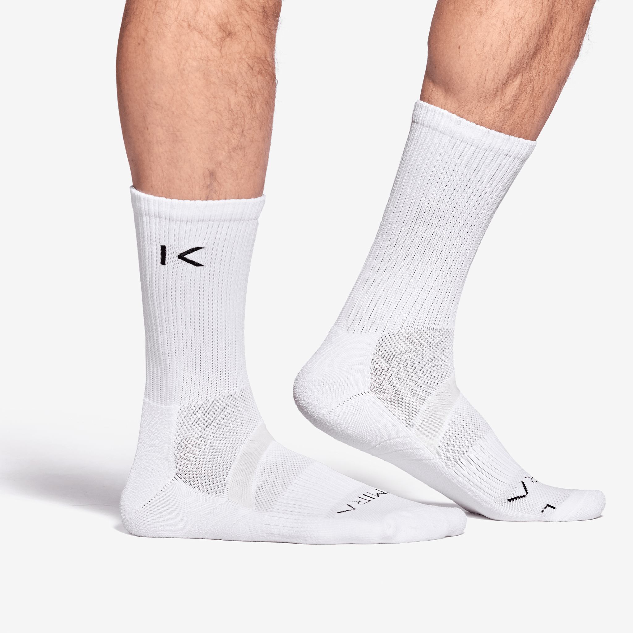 Infrared Crew Socks White - Vintress Fashion