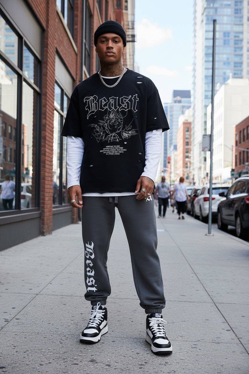 LA BEAST Shadow Joggers - Vintress Fashion