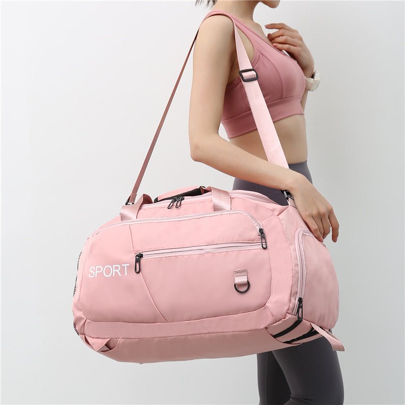 Luggage Bags For Women Handbag Oxford Men's Fitness Gym Shoulder Bag Waterproof Sports Travel Backpack With Shoes Compartment - Vintress Fashion