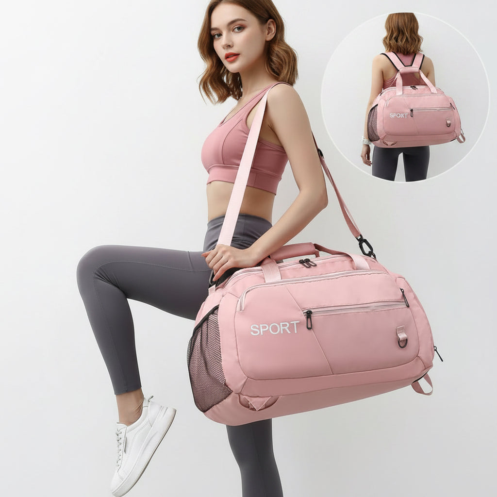 Luggage Bags For Women Handbag Oxford Men's Fitness Gym Shoulder Bag Waterproof Sports Travel Backpack With Shoes Compartment - Vintress Fashion