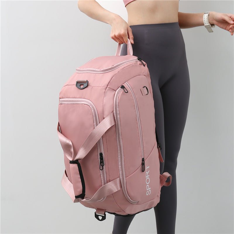 Luggage Bags For Women Handbag Oxford Men's Fitness Gym Shoulder Bag Waterproof Sports Travel Backpack With Shoes Compartment - Vintress Fashion