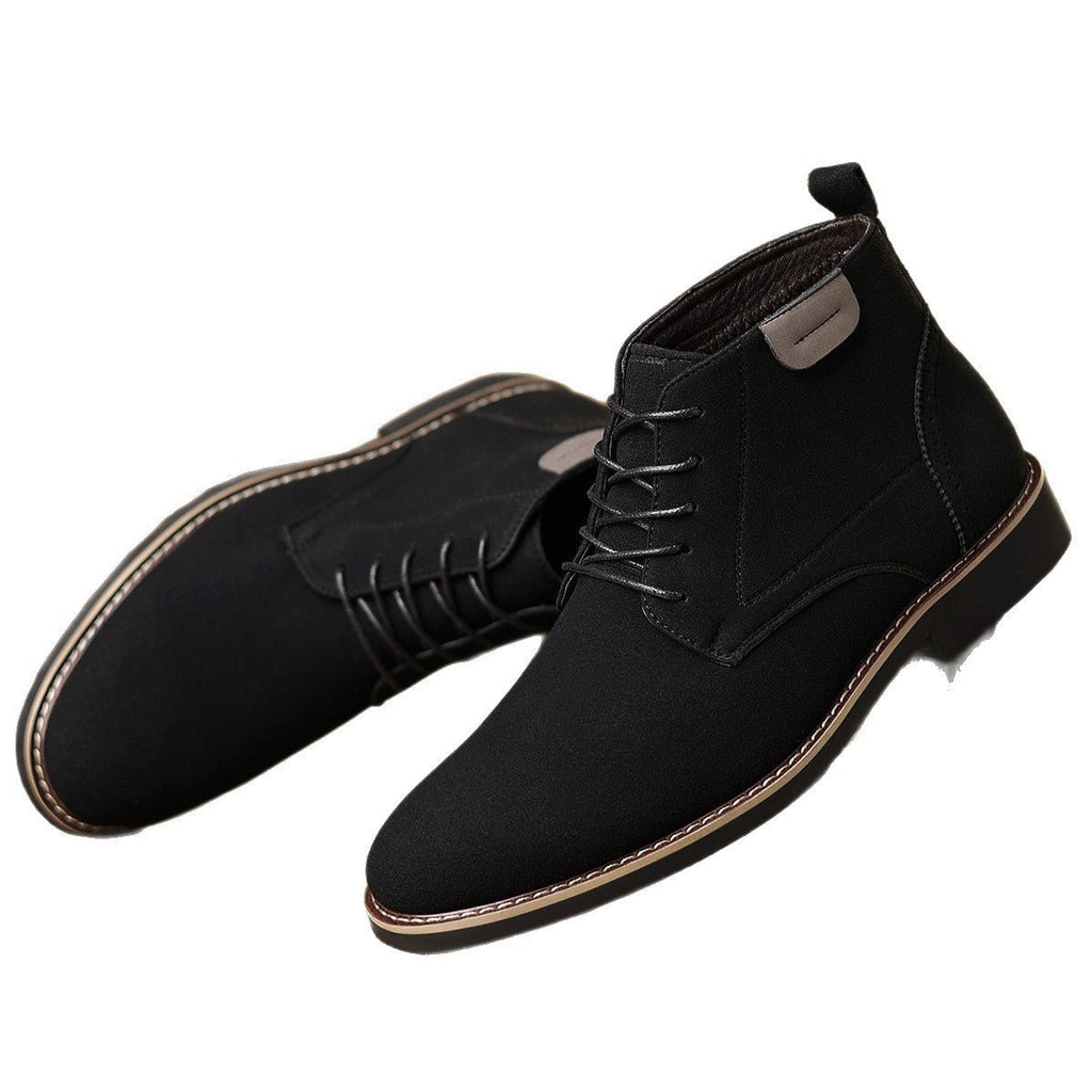 Martin Boots Men's British Style High-top Leather Shoes - Vintress Fashion
