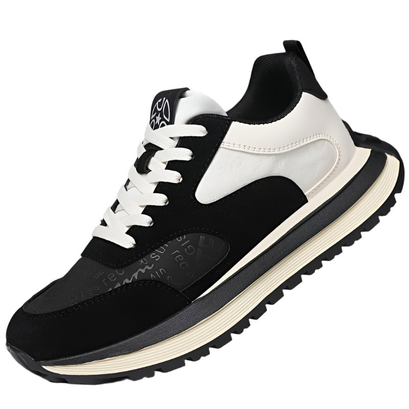 Men's Casual Sneakers - Comfortable, Non-Slip, Lace-Up Shoes with Embossed "TEAM" Design - Vintress Fashion
