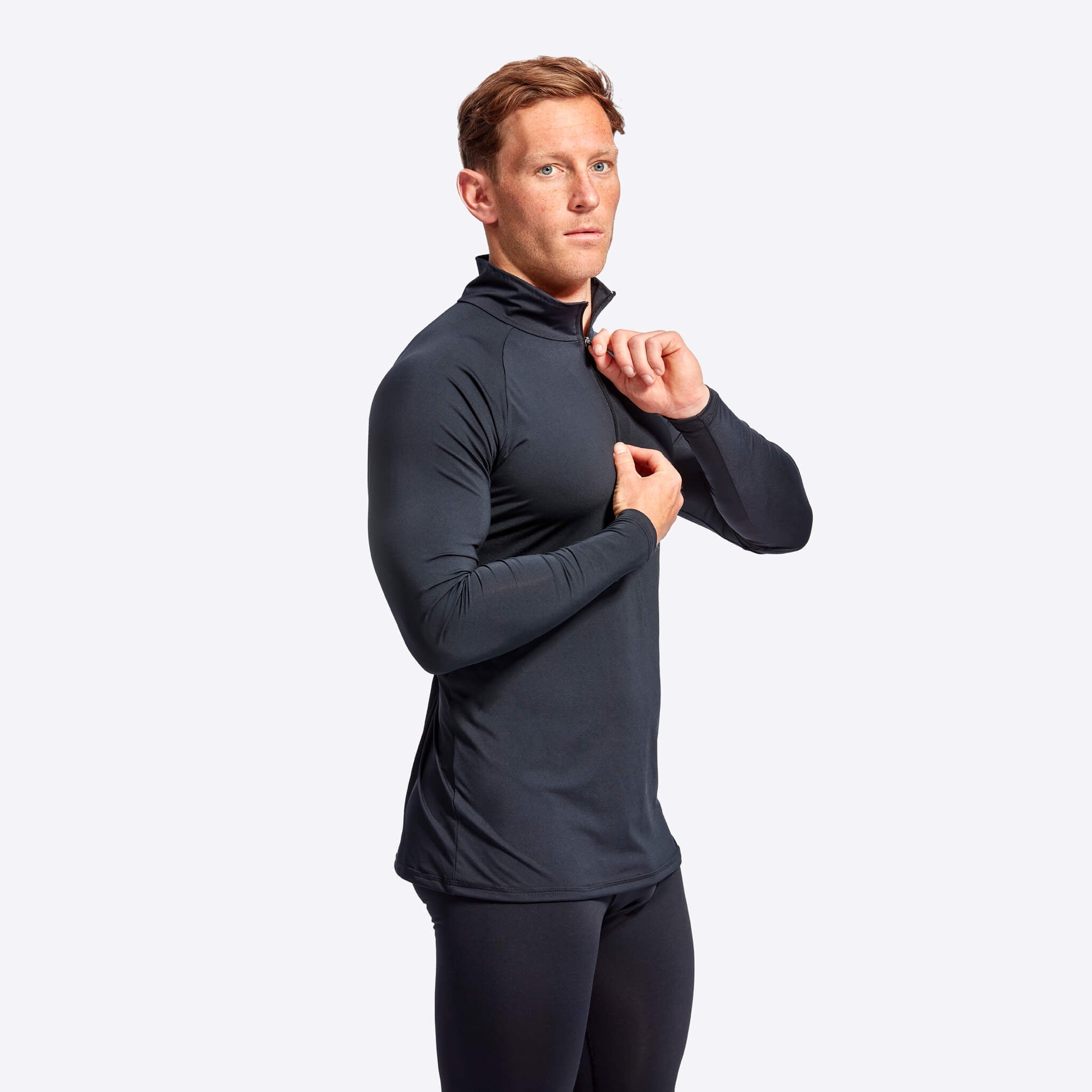Men's Infrared 1/4 Zip LS - Vintress Fashion