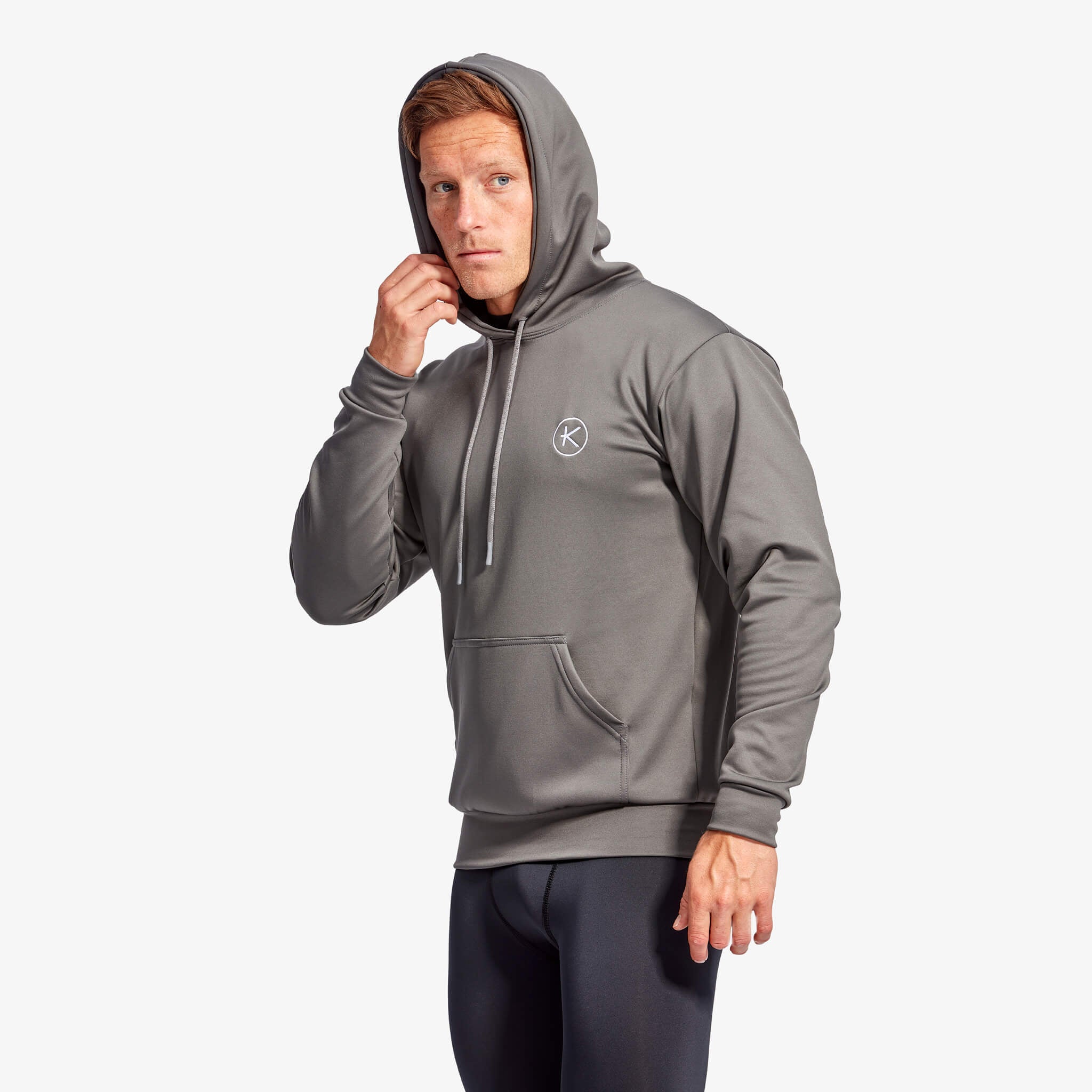 Men's Infrared Hoodie - Grey & Blue - Vintress Fashion