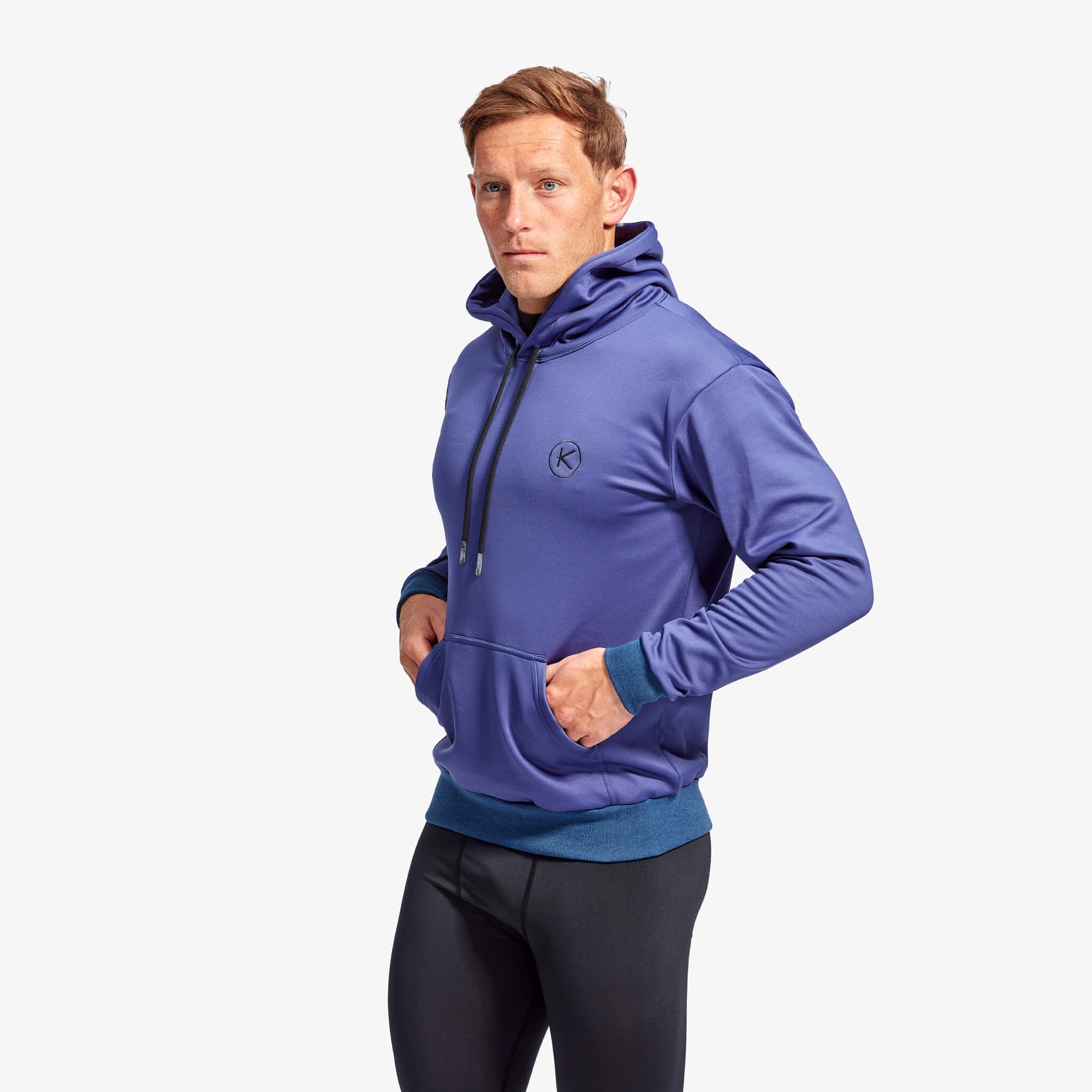 Men's Infrared Hoodie - Grey & Blue - Vintress Fashion