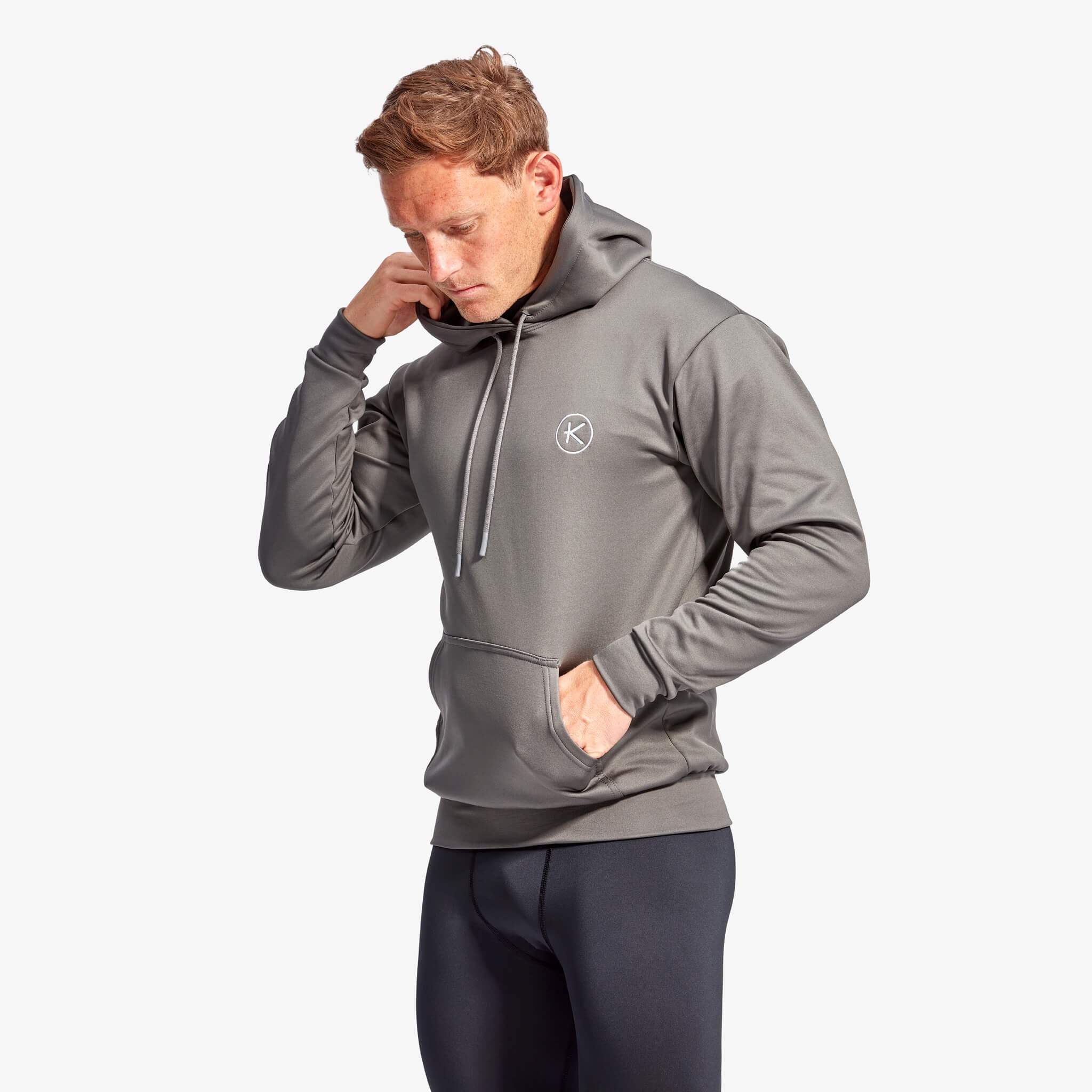 Men's Infrared Hoodie - Grey & Blue - Vintress Fashion