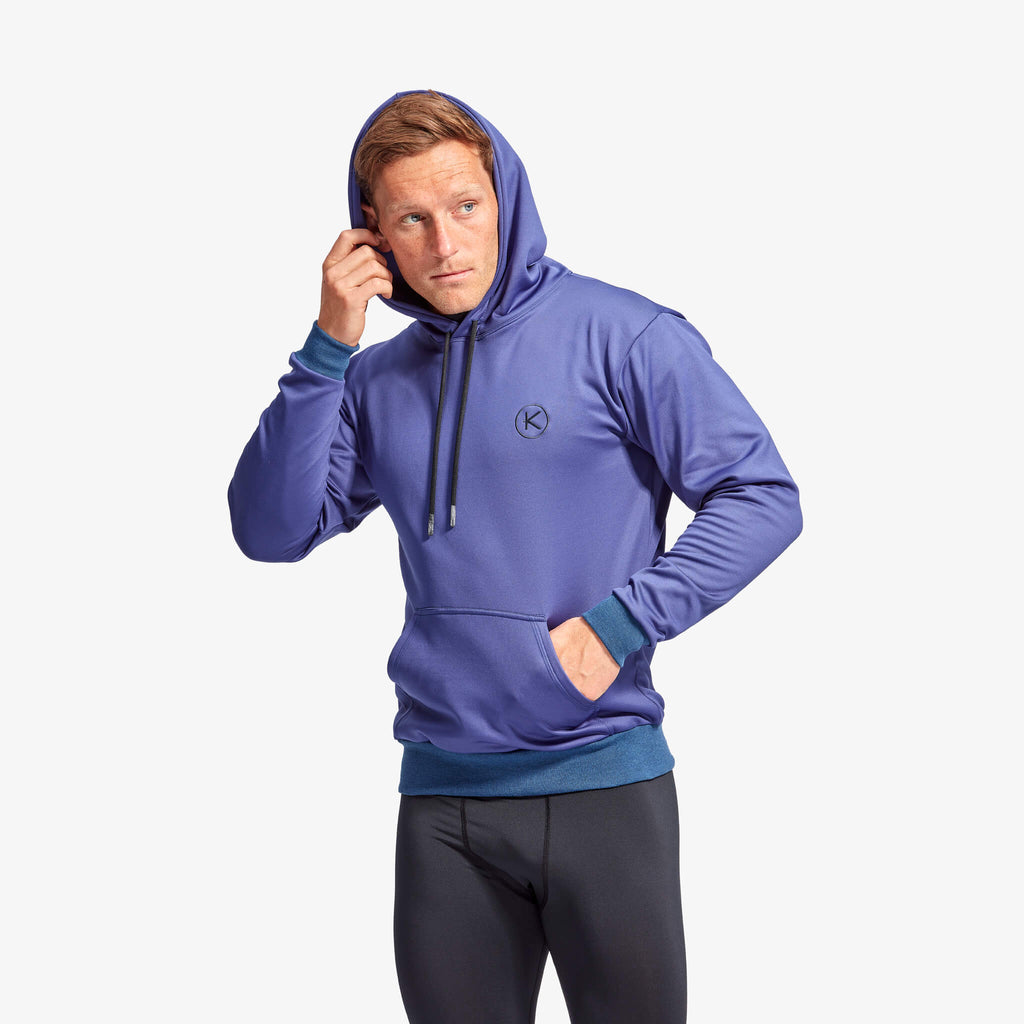 Men's Infrared Hoodie - Grey & Blue - Vintress Fashion
