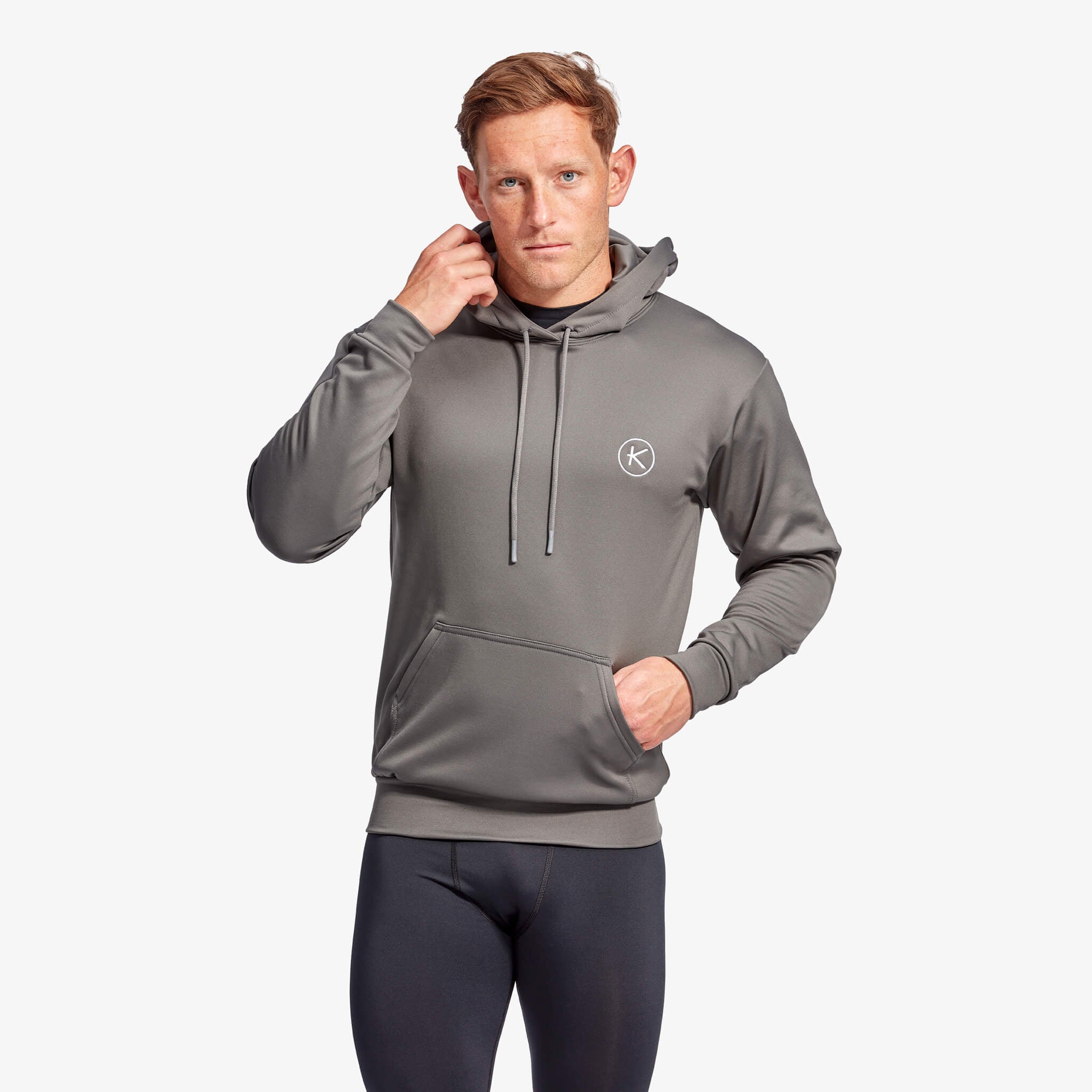Men's Infrared Hoodie - Grey & Blue - Vintress Fashion