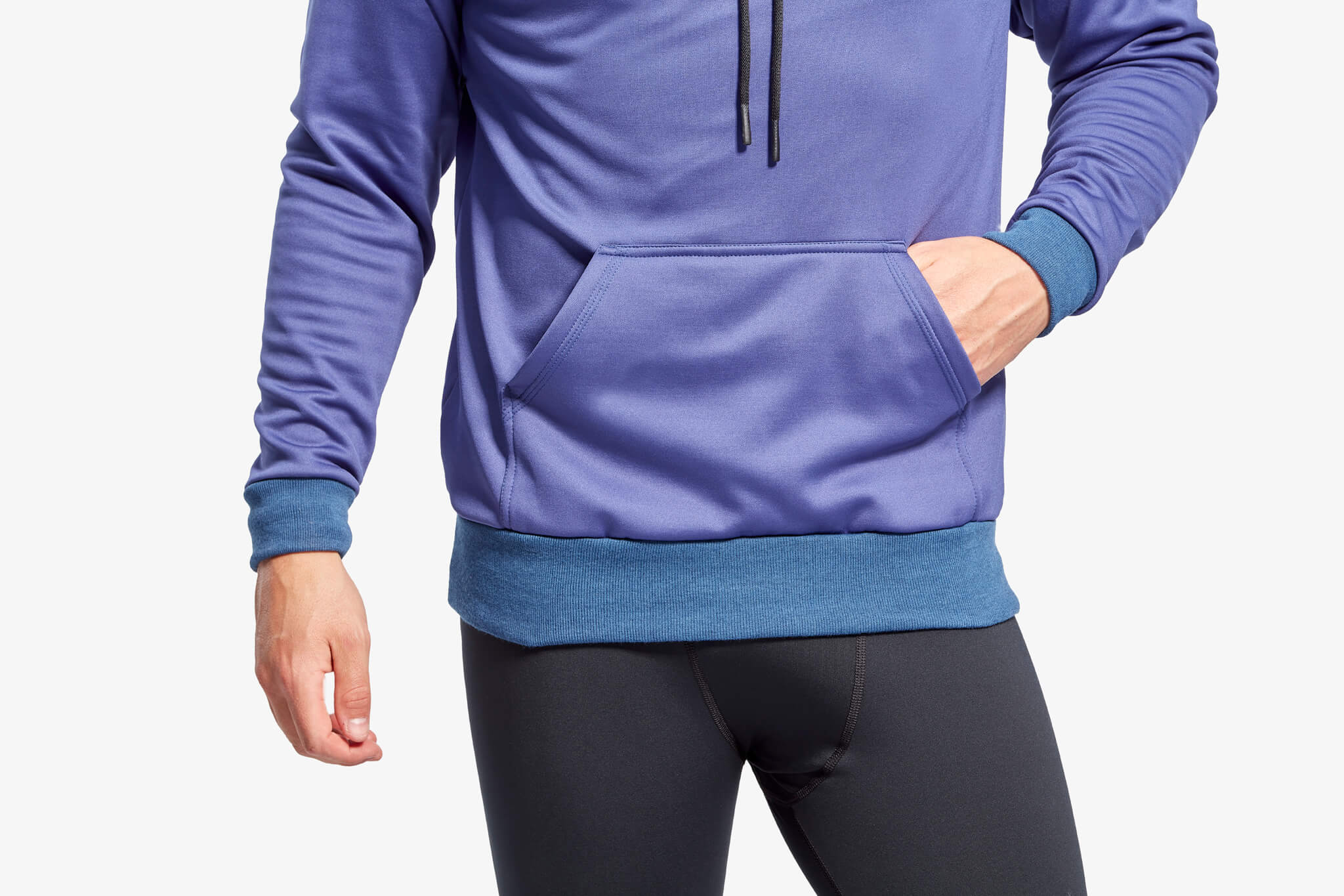 Men's Infrared Hoodie - Grey & Blue - Vintress Fashion
