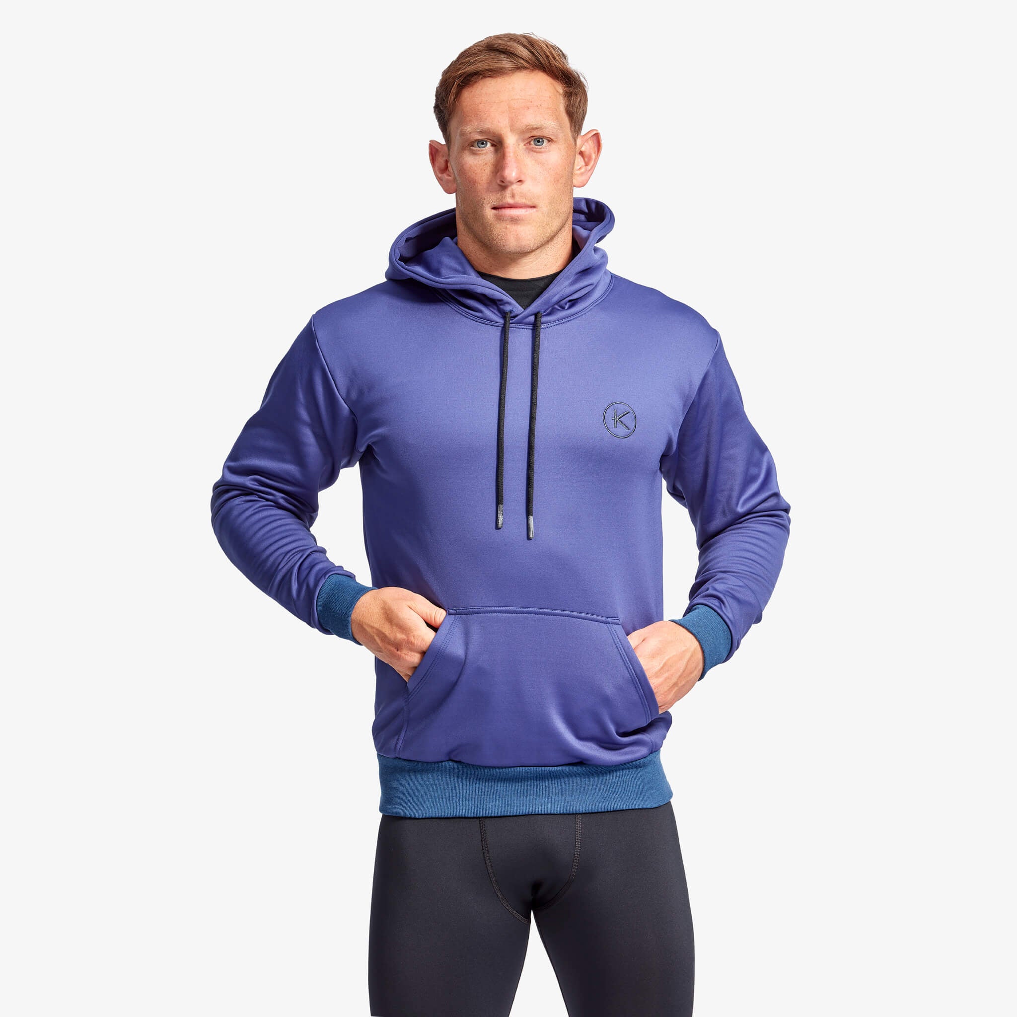 Men's Infrared Hoodie - Grey & Blue - Vintress Fashion