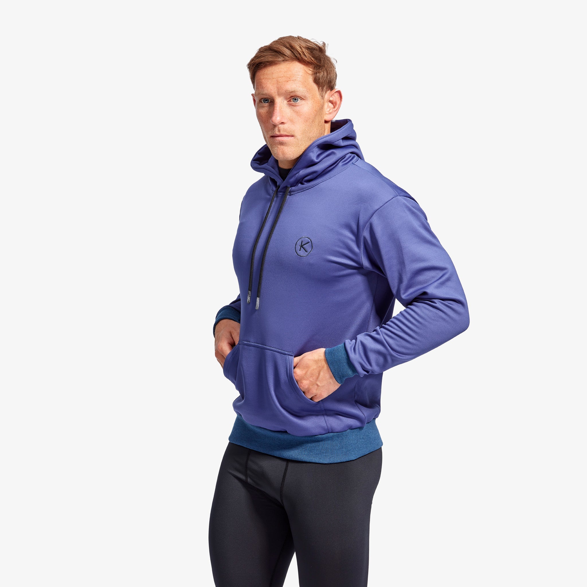 Men's Infrared Hoodie - Grey & Blue - Vintress Fashion