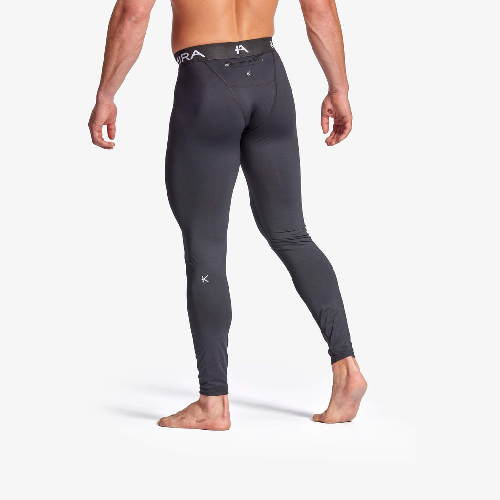 Men's Infrared Performance Leggings with Zip - Vintress Fashion