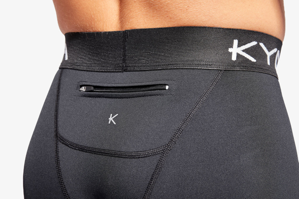 Men's Infrared Performance Leggings with Zip - Vintress Fashion