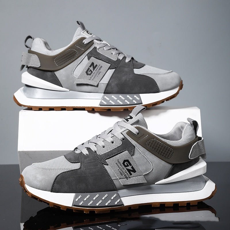Men's Outdoor Running Sneaker Leisure Platform Mesh Surface Breathable Shoes - Vintress Fashion