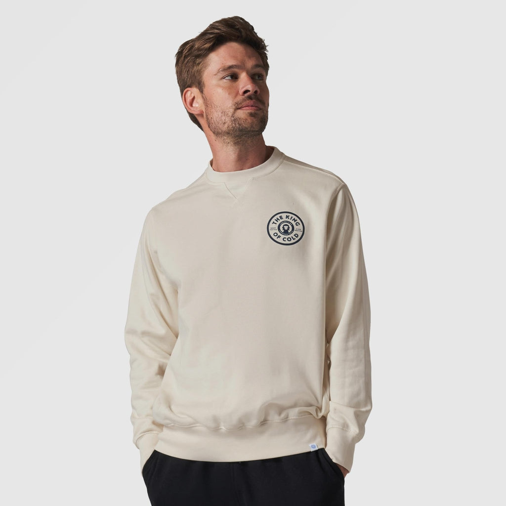 Men's The King of Cold Off White Sweatshirt - Vintress Fashion