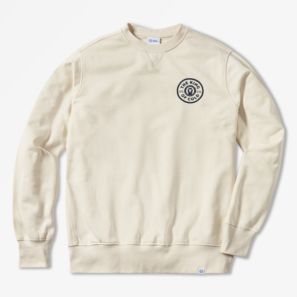 Men's The King of Cold Off White Sweatshirt - Vintress Fashion