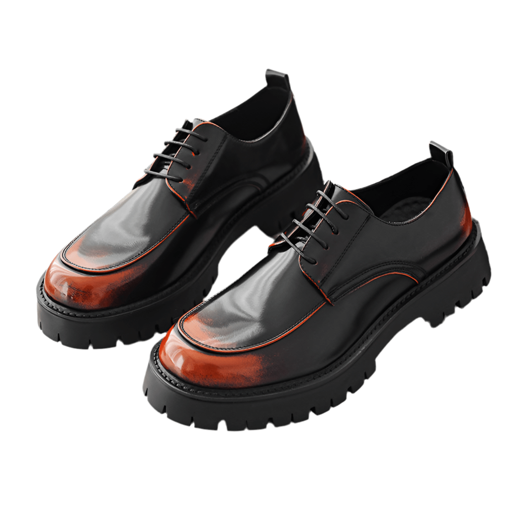 Men's Thick-soled Height-increasing Casual Leather Shoes - Vintress Fashion