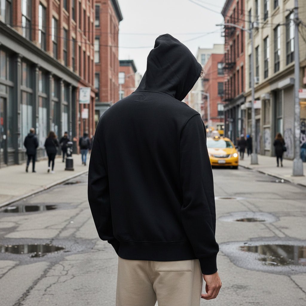 Men's Zero Black Hoodie - Vintress Fashion