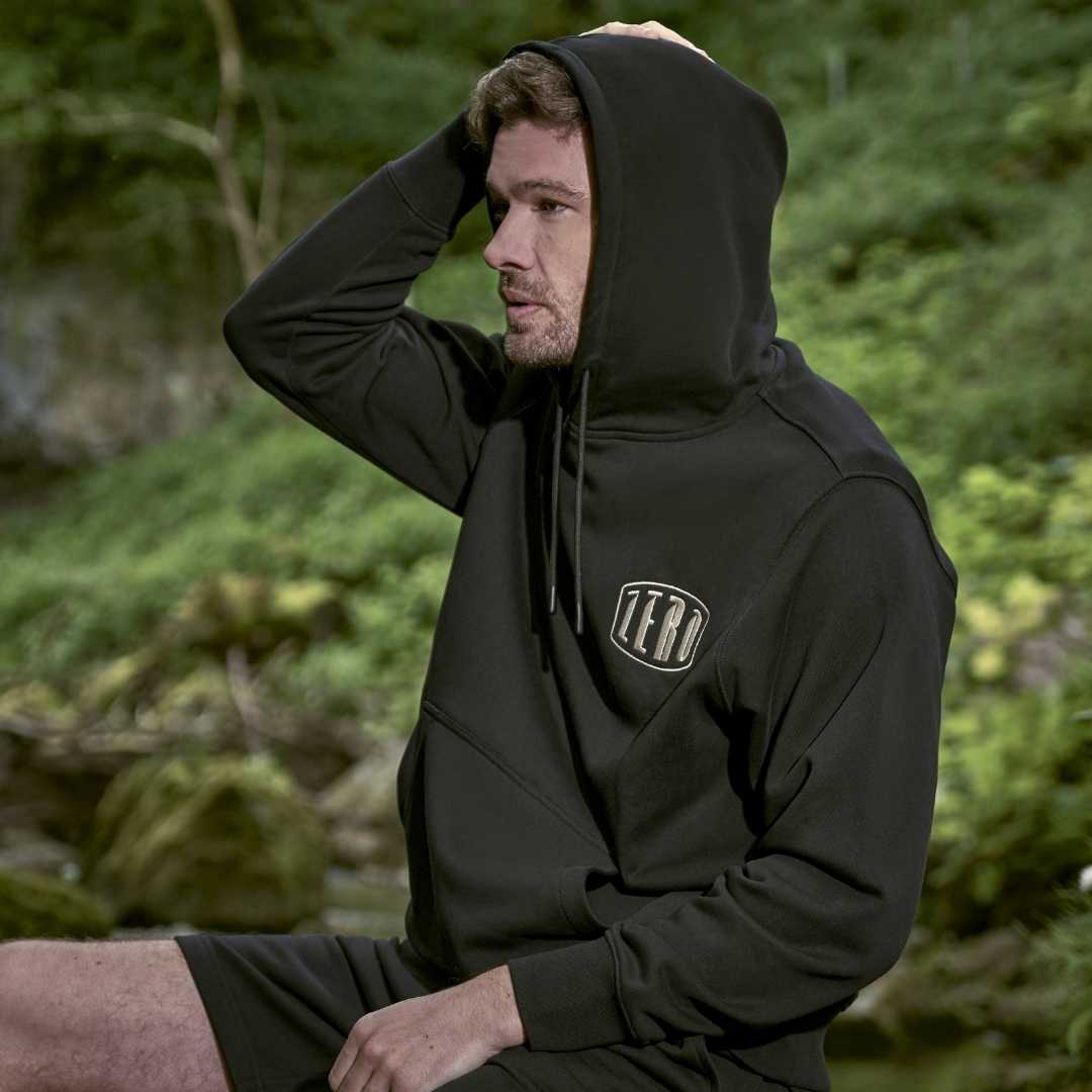 Men's Zero Black Hoodie - Vintress Fashion