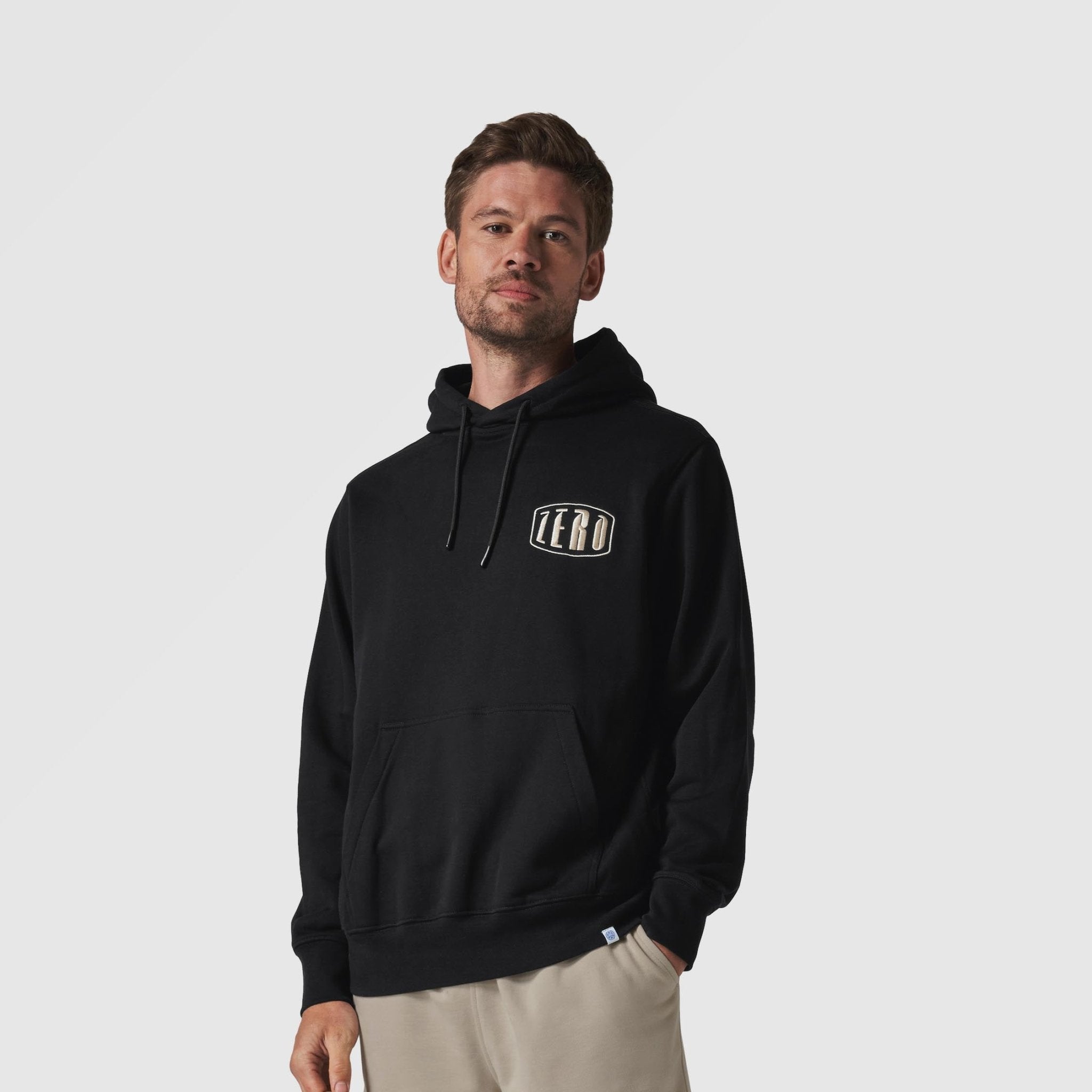 Men's Zero Black Hoodie - Vintress Fashion