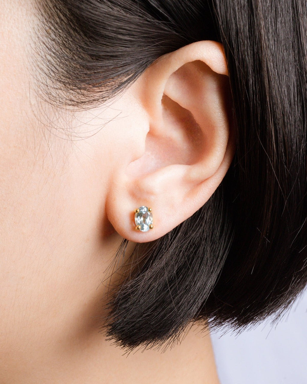 Mini Set 1 - Blue Topaz Jewellery Set in 18k Gold Vermeil - Vintress Fashion