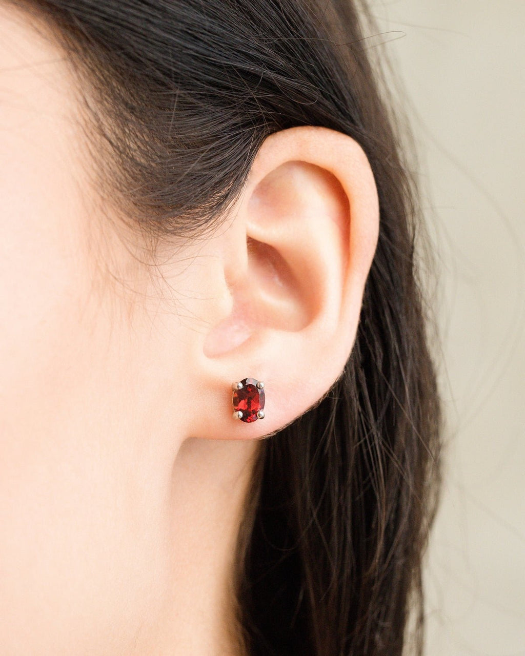 Mini Set 1 - Garnet Jewellery Set in Sterling Silver - Vintress Fashion