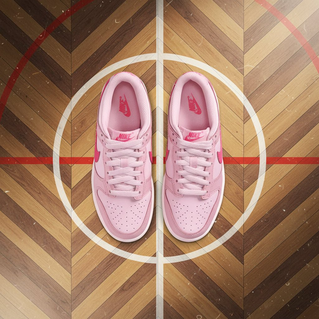 Nike Dunk Low 'Triple Pink' (GS) - Vintress Fashion