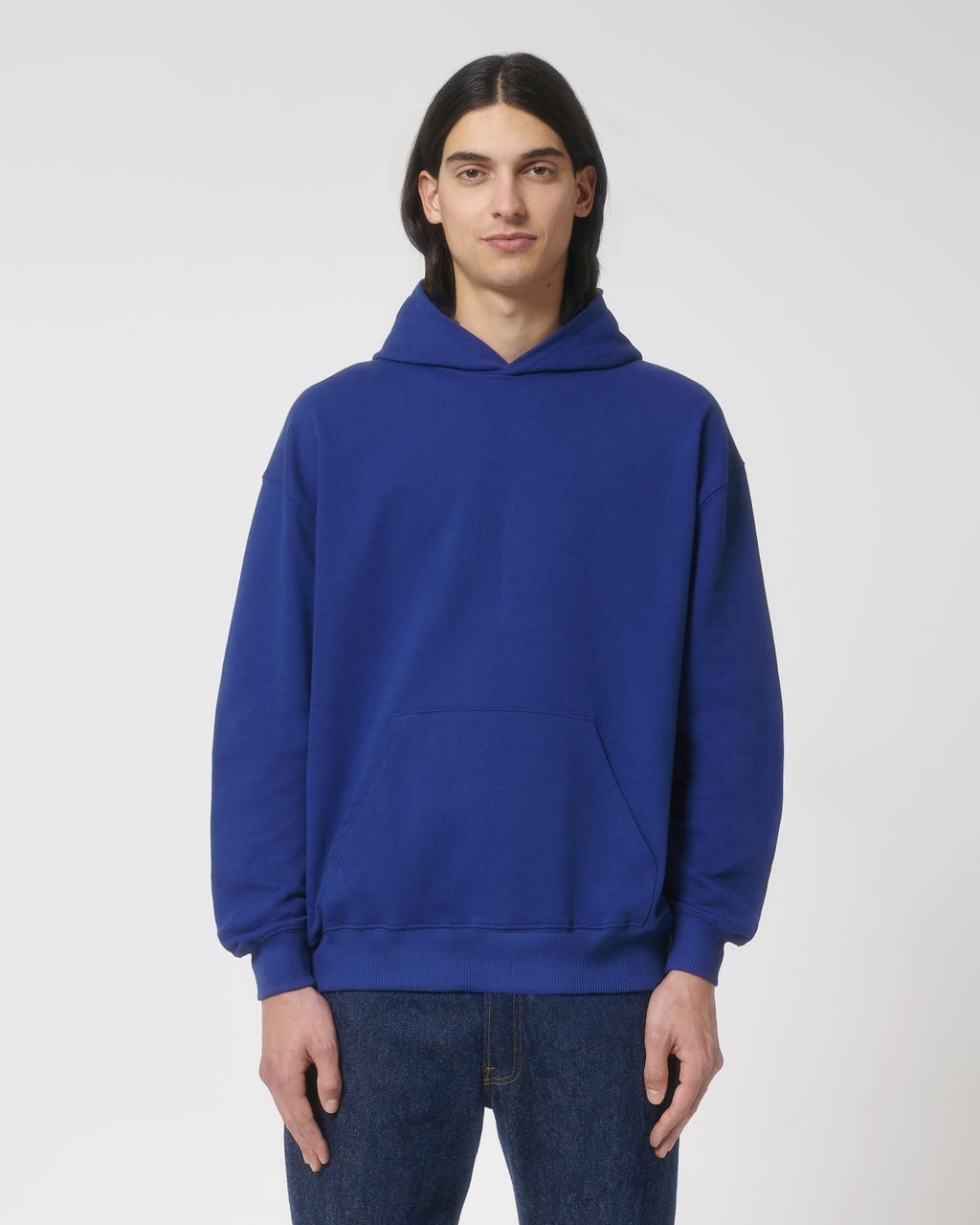 Organic Boxy Heavy Hooded Sweatshirt: Unisex - Vintress Fashion