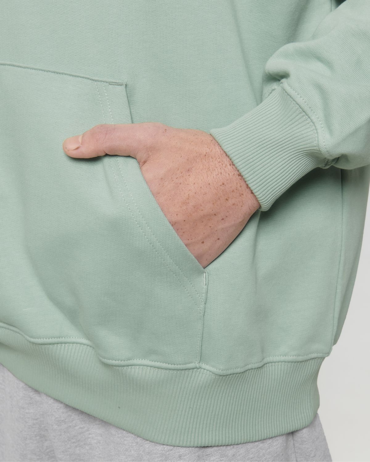 Organic Boxy Heavy Hooded Sweatshirt: Unisex - Vintress Fashion