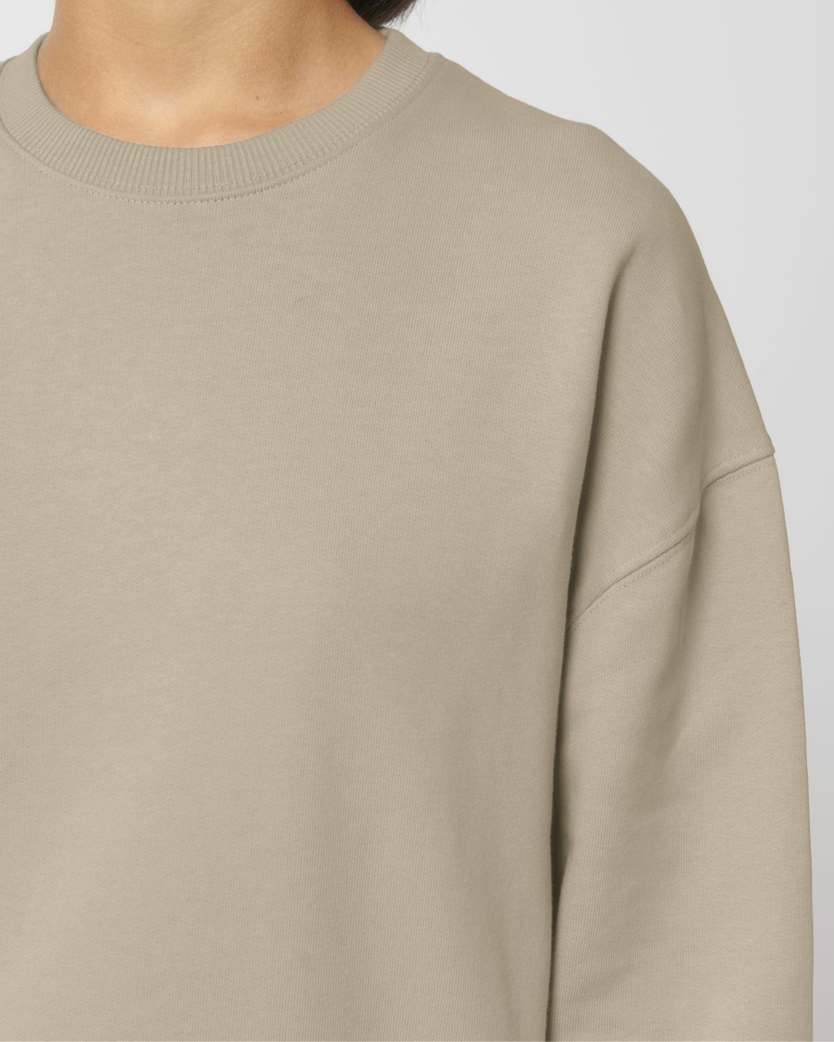 Organic Boxy Heavy Sweatshirt: Unisex - Vintress Fashion