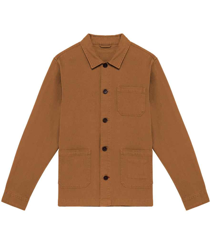 Organic Cotton & Linen Faded Jacket - Vintress Fashion