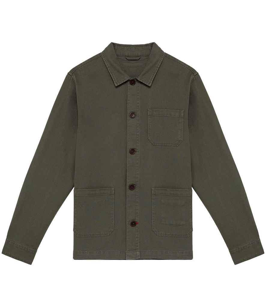 Organic Cotton & Linen Faded Jacket - Vintress Fashion