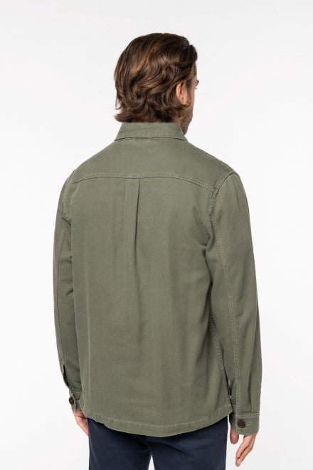 Organic Cotton & Linen Faded Jacket - Vintress Fashion