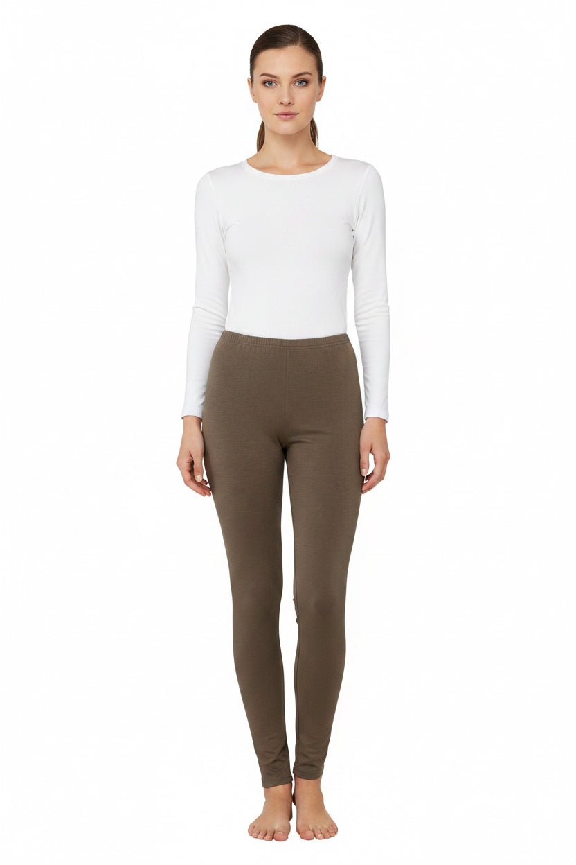 Organic Cotton Stretch Leggings: Womens - Vintress Fashion