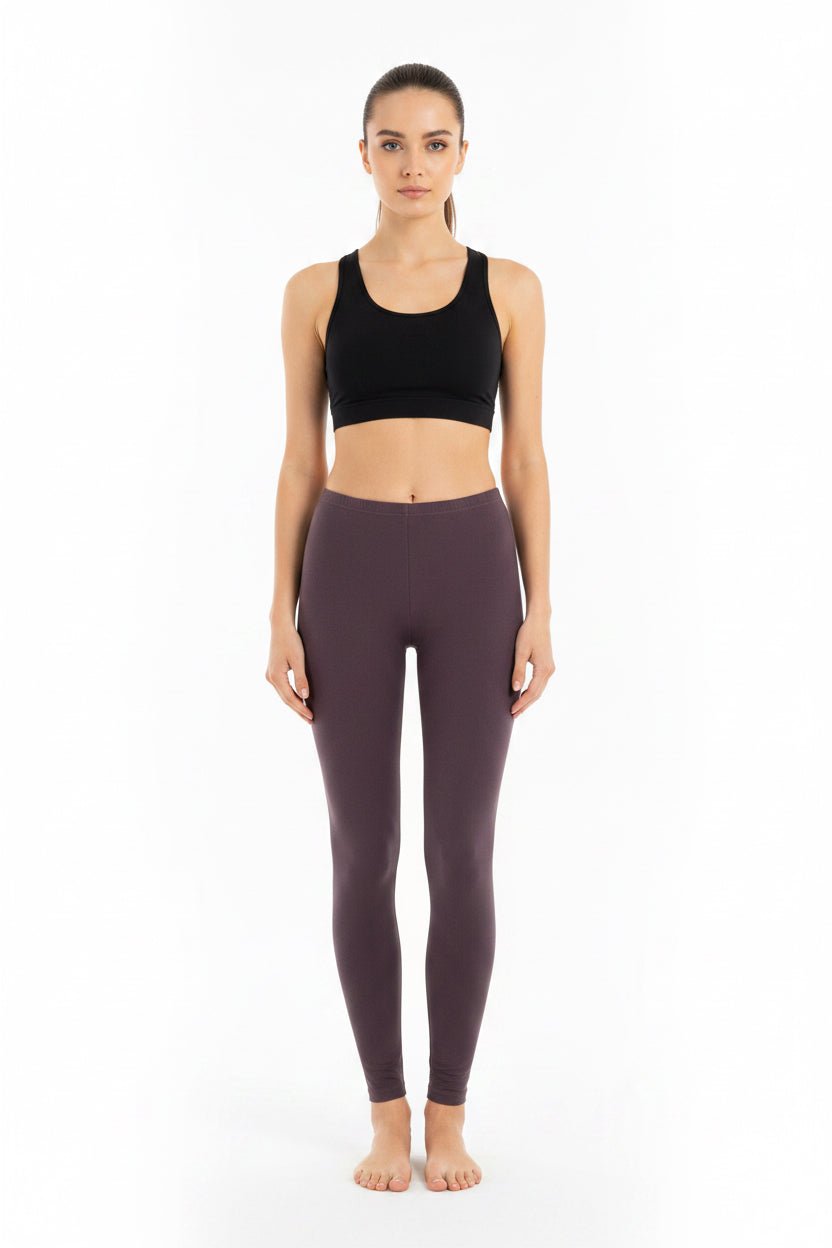 Organic Cotton Stretch Leggings: Womens - Vintress Fashion