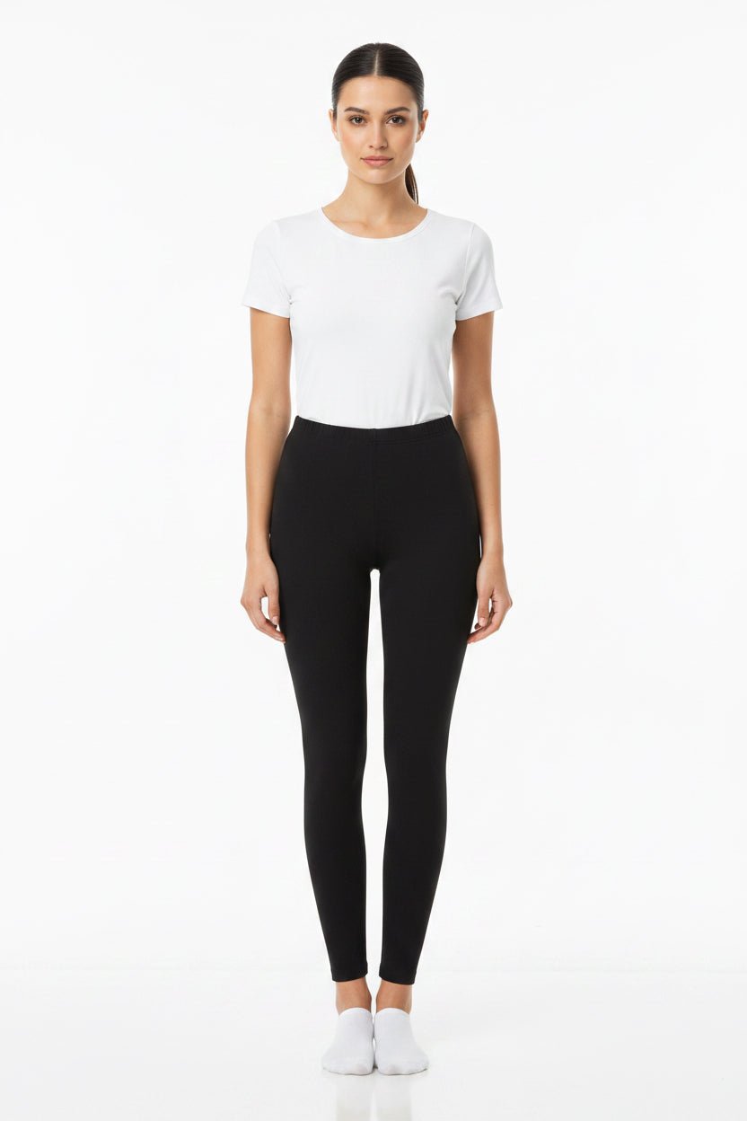Organic Cotton Stretch Leggings: Womens - Vintress Fashion