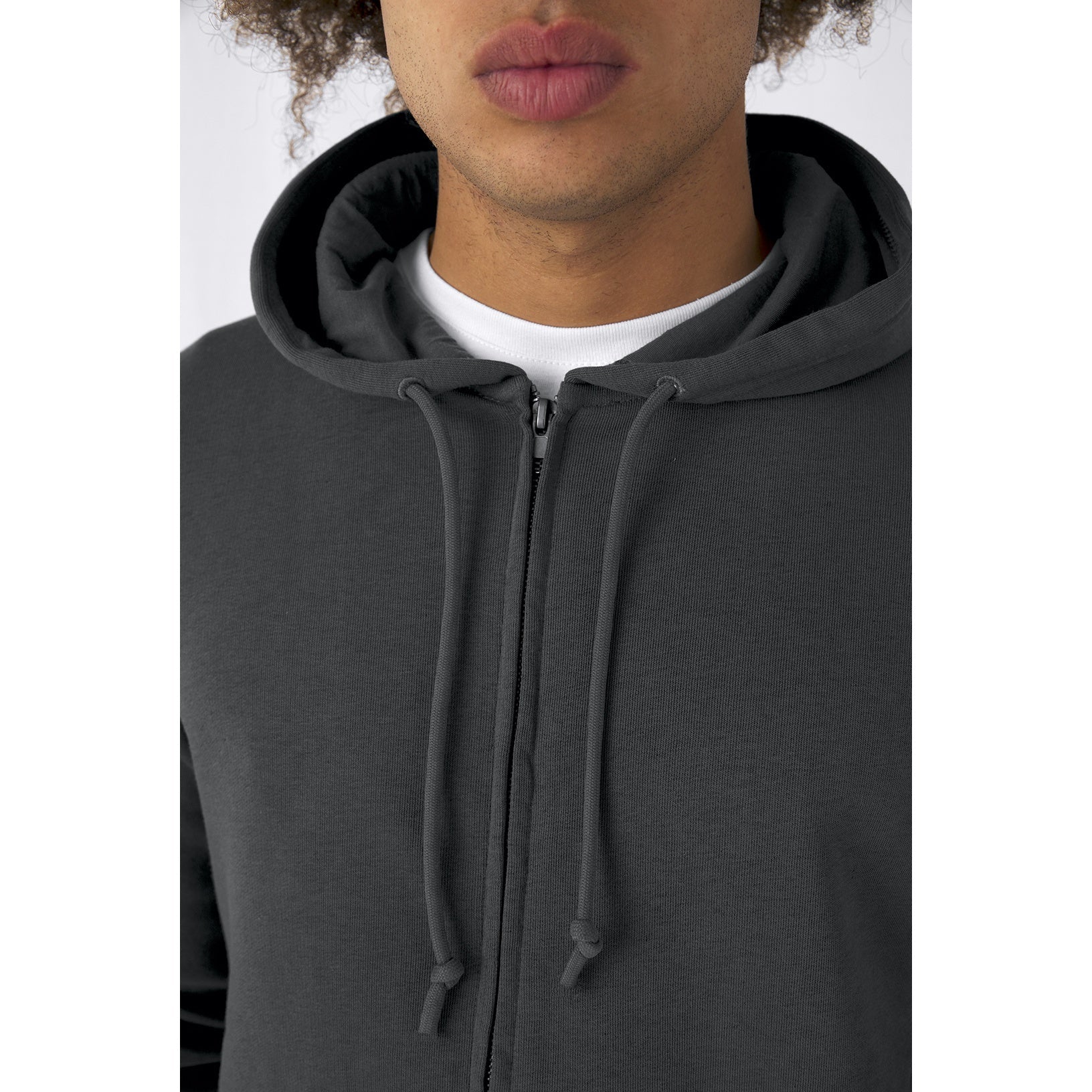 Organic Essential Zipped Hoodie: Mens - Vintress Fashion