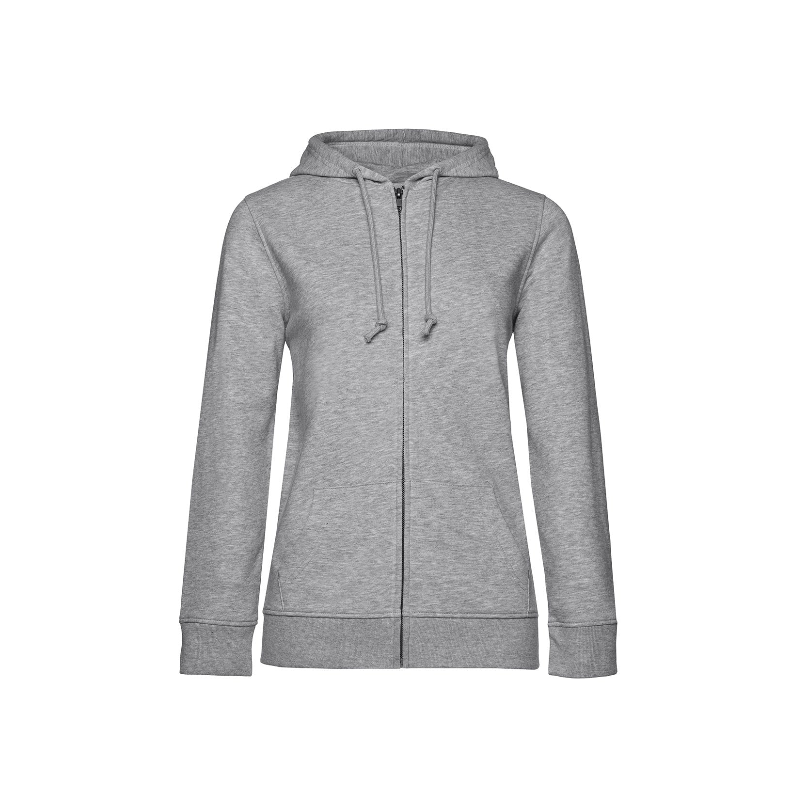 Organic Essential Zipped Hoodie: Womens - Vintress Fashion